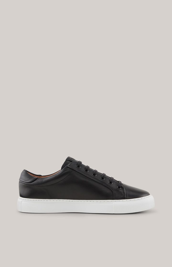 JOOP! Tinta Coralie Schwarze Leder-Sneakers mit weißer Sohle Unisex