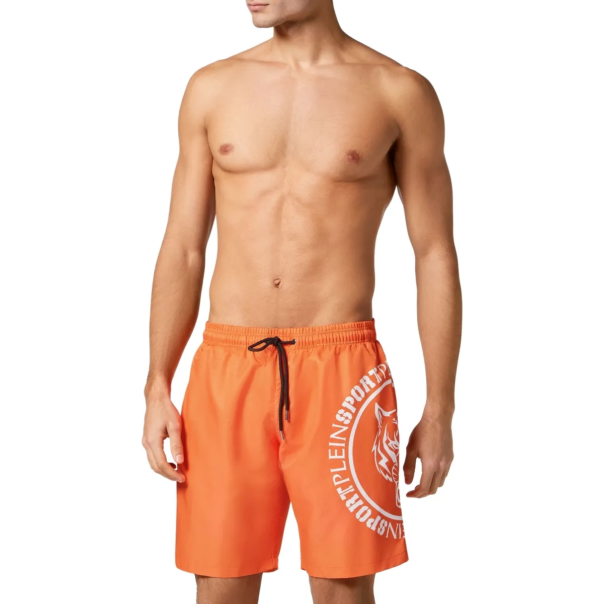 Sportliche Badeshorts für Herren, orange