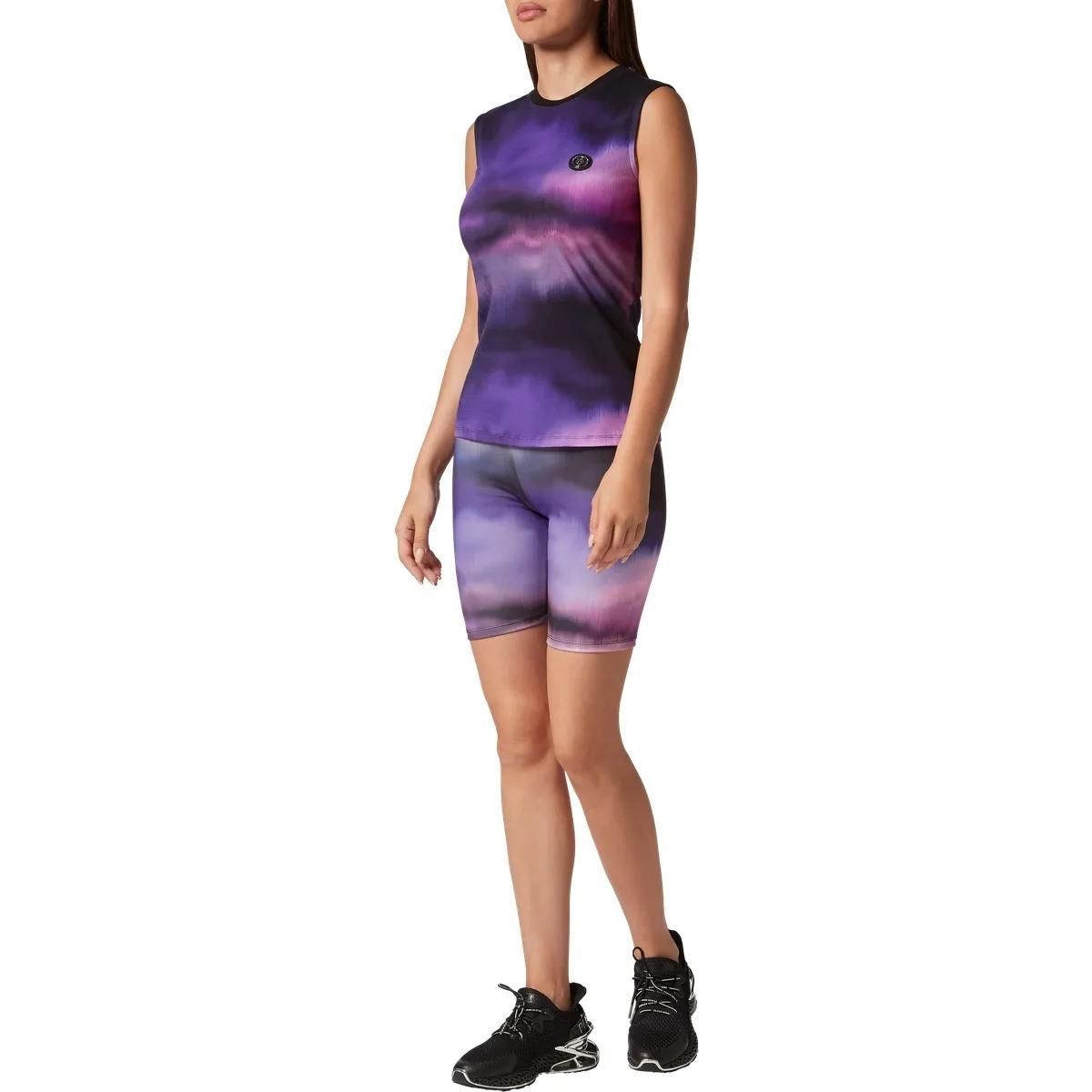 Bedrucktes ärmelloses Trainingsshirt