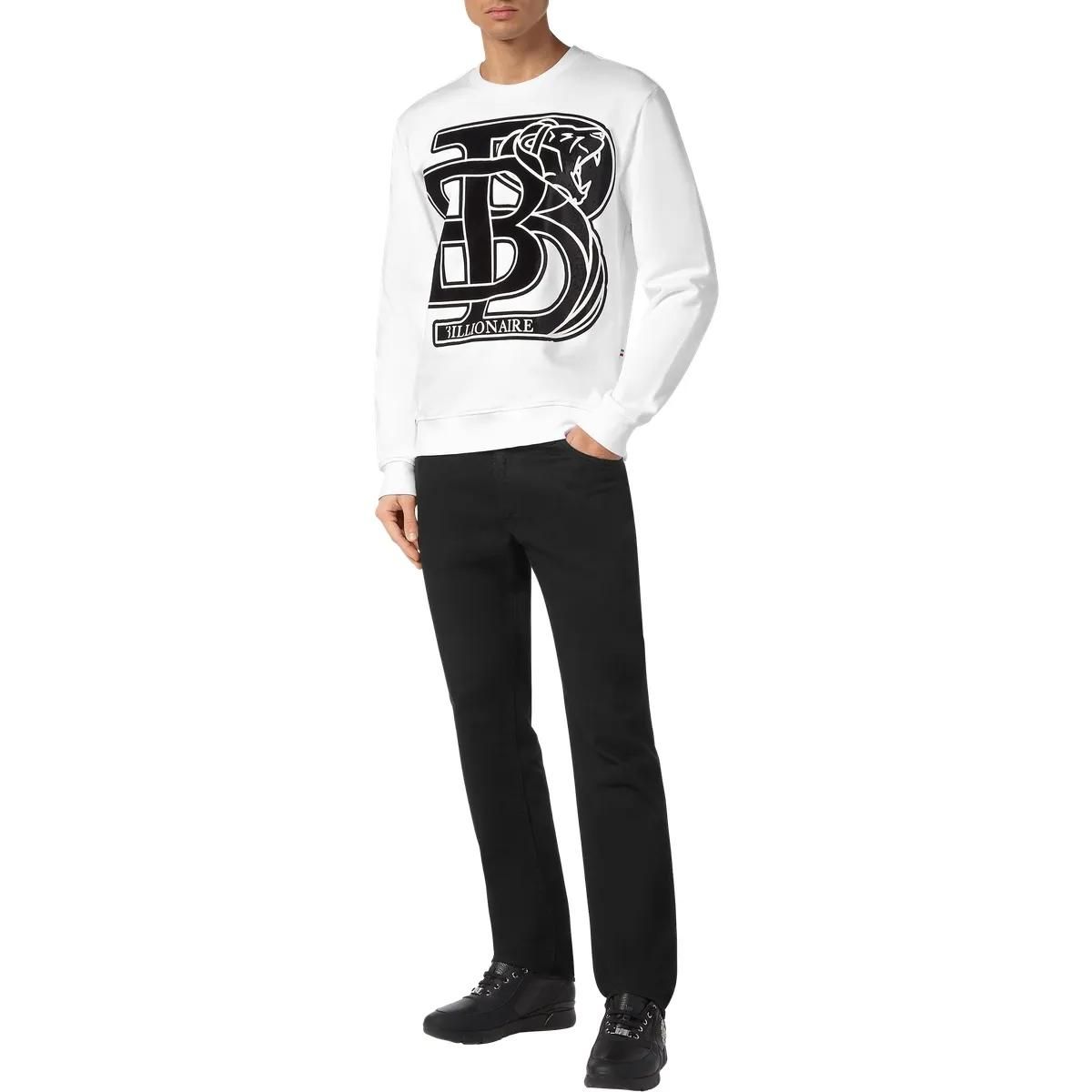 Sweatshirt aus Baumwollfleece mit Grafikprint