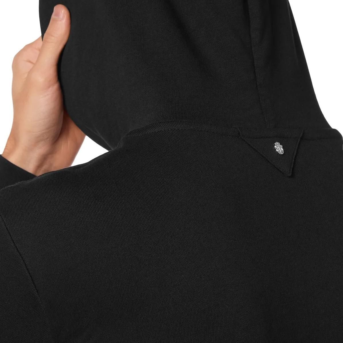 Kapuzenpullover aus Baumwollmischgewebe mit Grafikprint