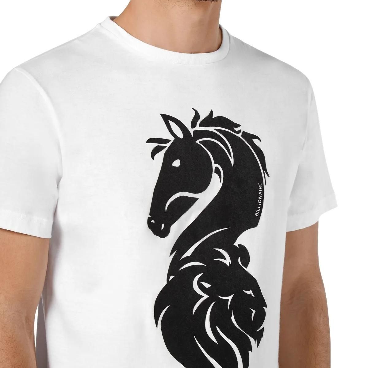 T-Shirt aus Baumwolljersey mit Grafikprint