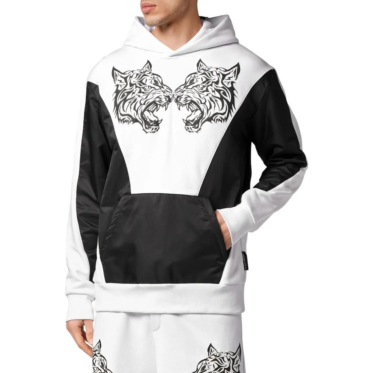 Kapuzenpullover mit Tiger-Grafik