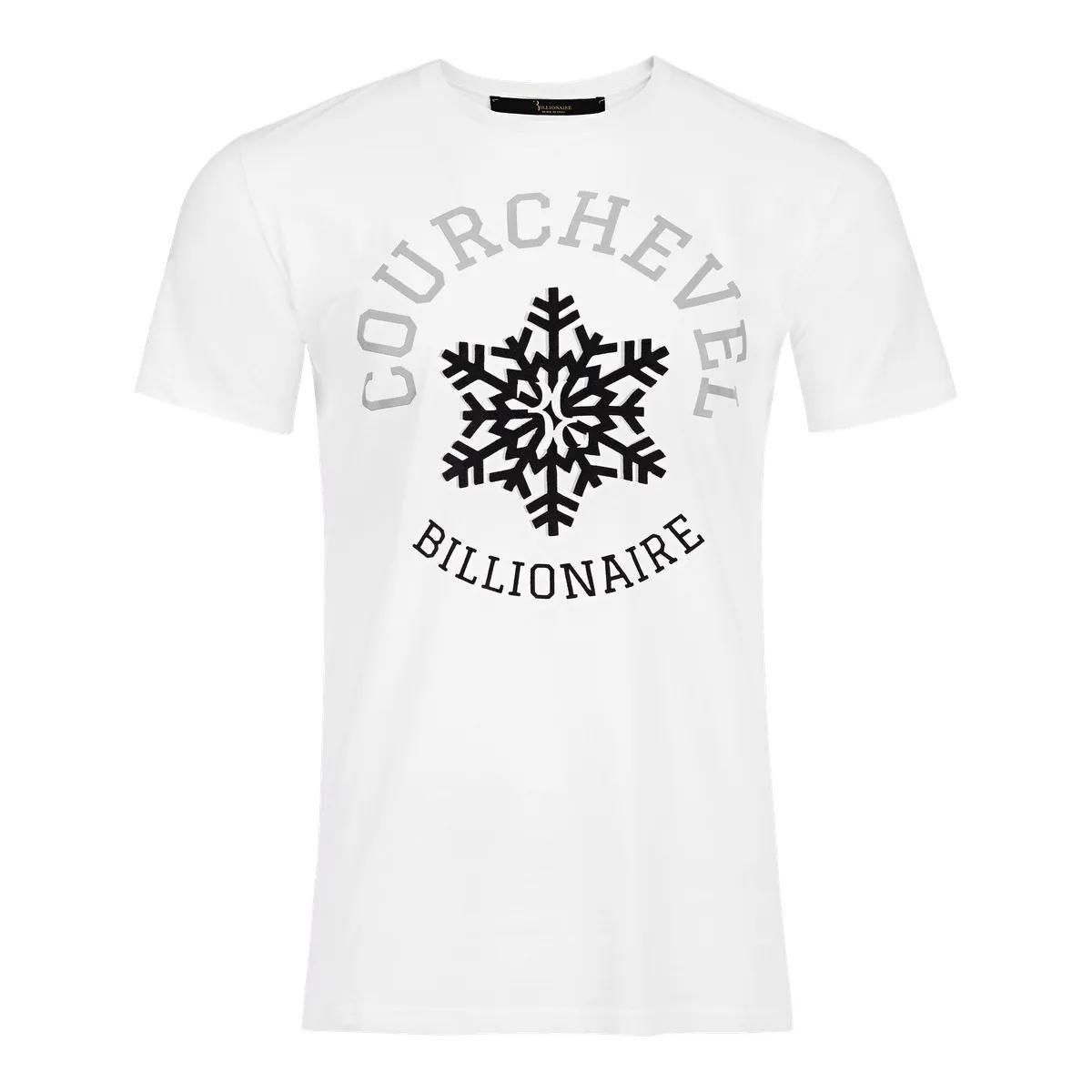 Courchevel Schneeflocken Grafik T-Shirt