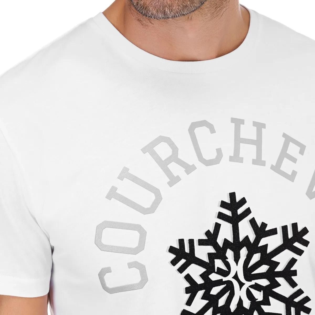 Courchevel Schneeflocken Grafik T-Shirt