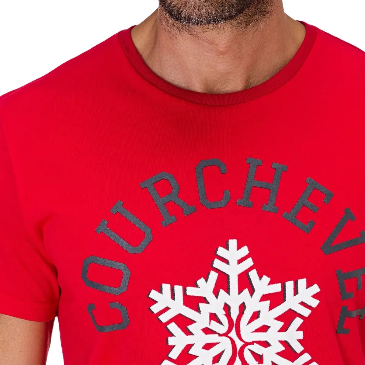 Courchevel Schneeflocken Grafik T-Shirt