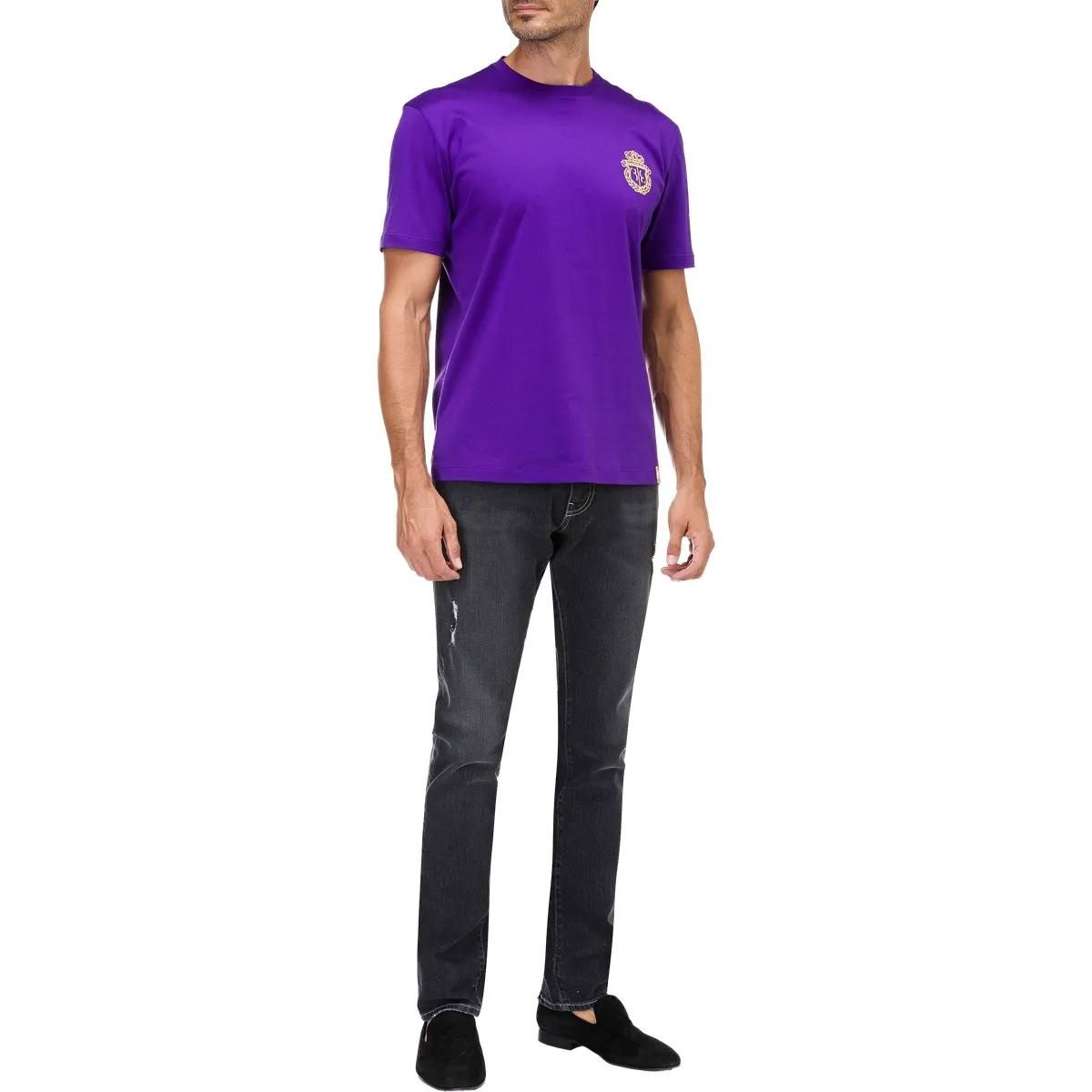 Regular Fit Stonewashed Jeans aus Denim