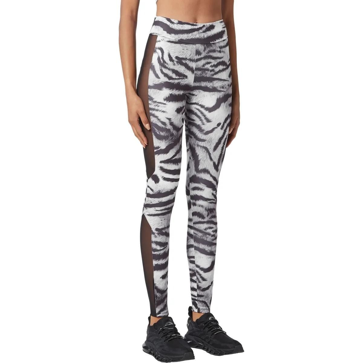 Hoch taillierte Leggings mit Animal-Print