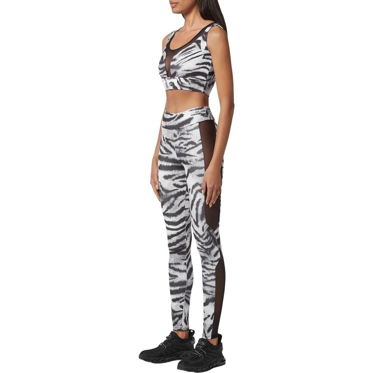 Hoch taillierte Leggings mit Animal-Print