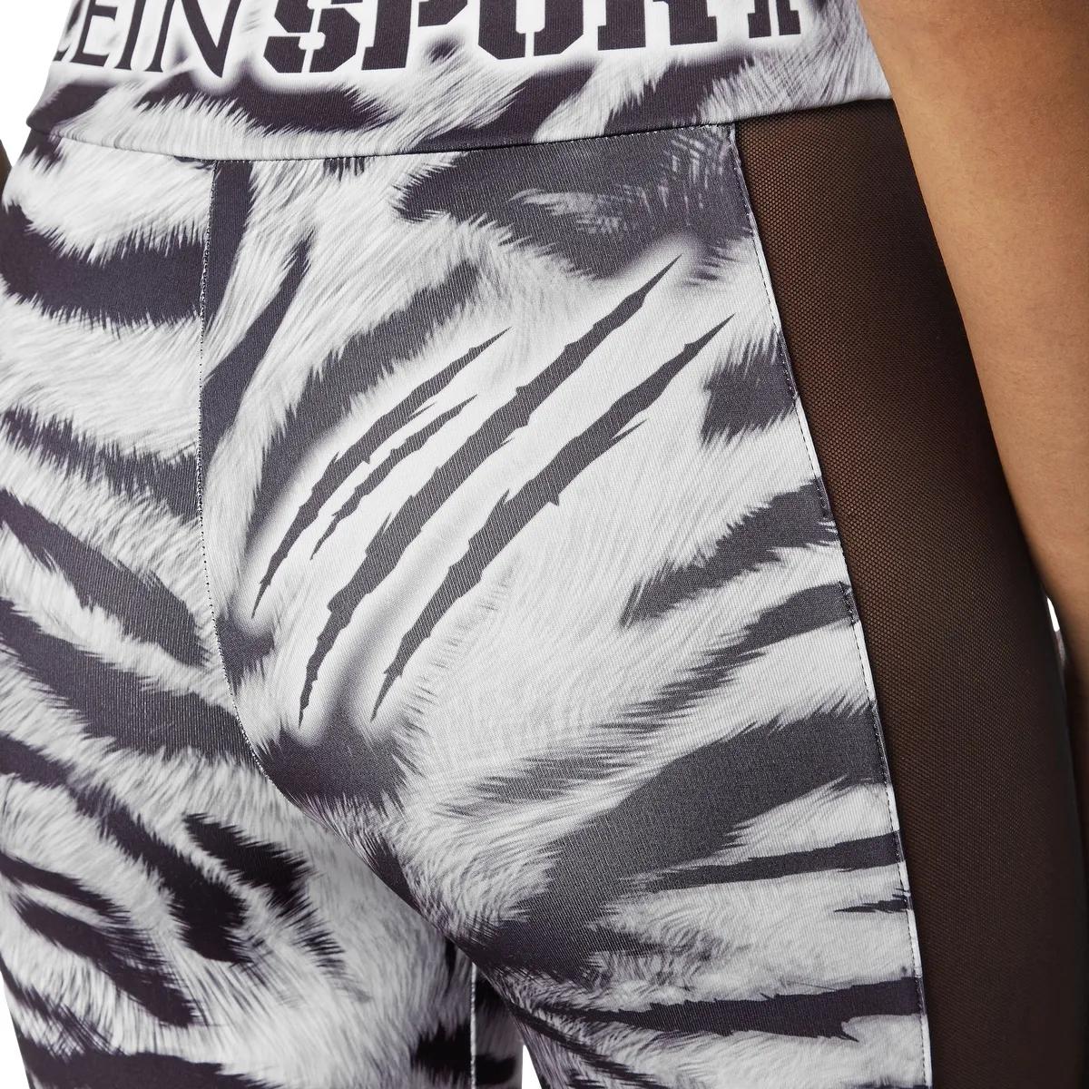 Hoch taillierte Leggings mit Animal-Print