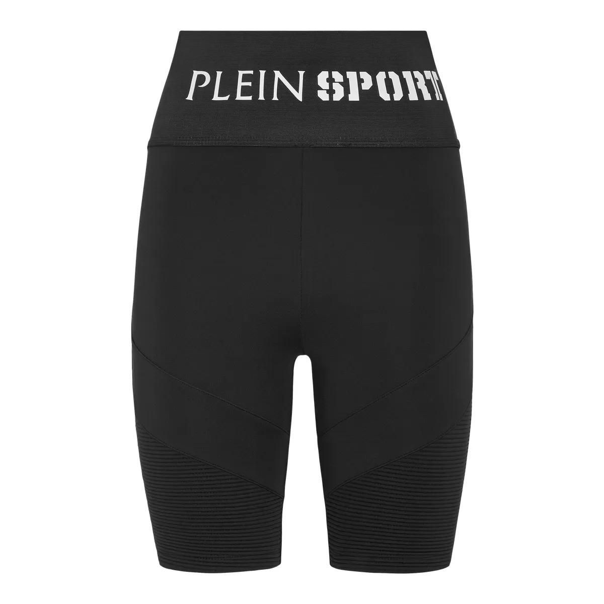 Schwarze Plein Sport Radlerhosen