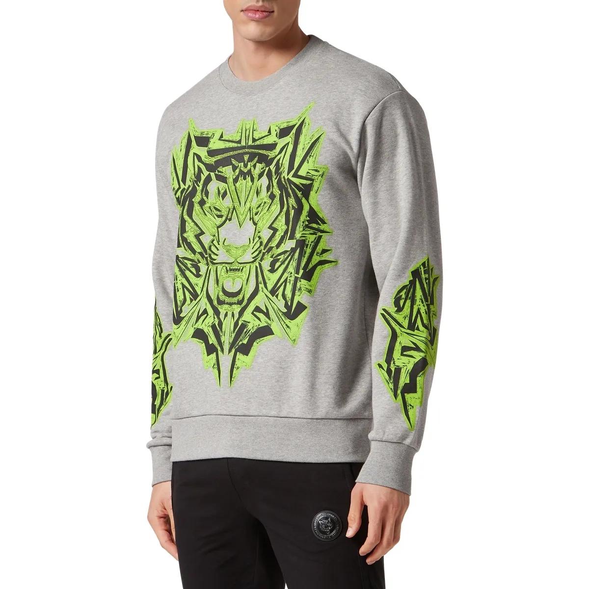 Sweatshirt mit Tigergrafik aus Baumwollmischung