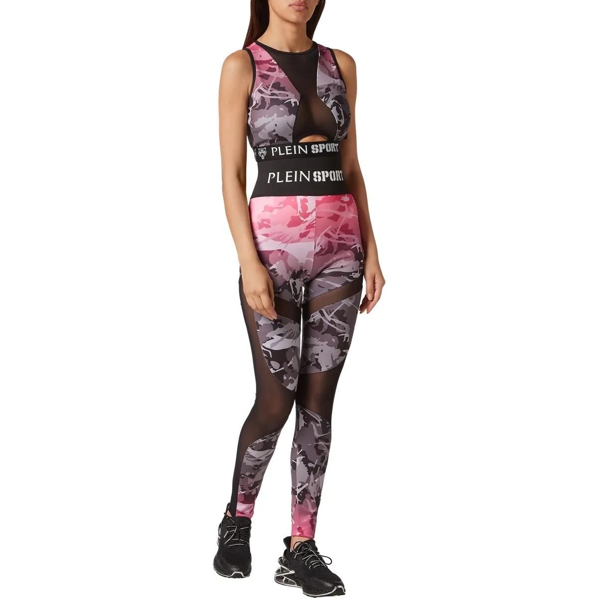 Sport Leggings mit Camouflage-Print