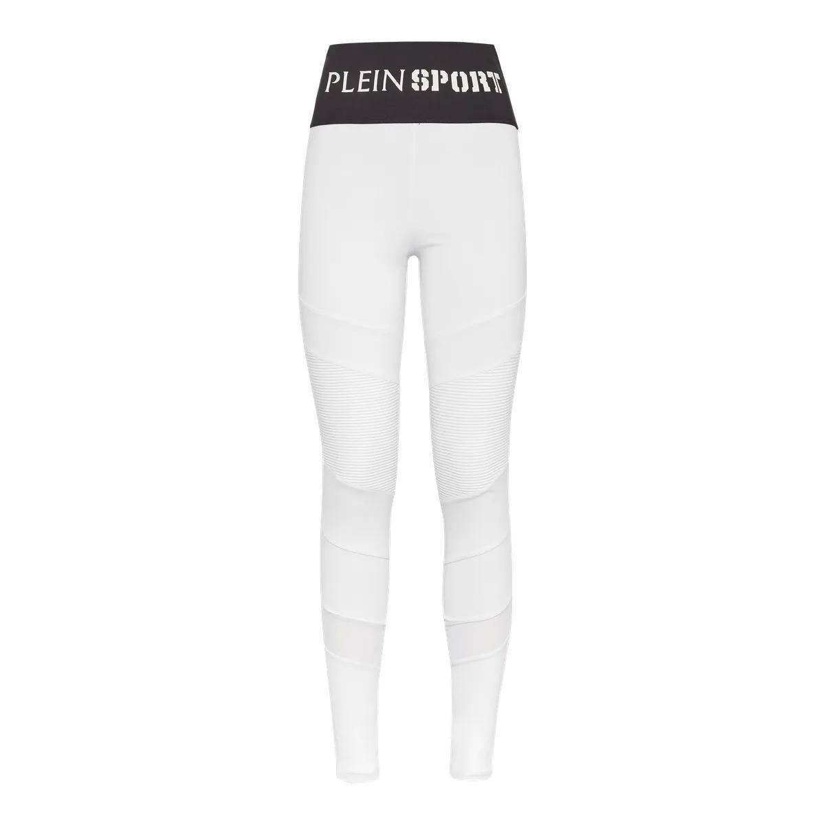 Weiße Plein Sport Active Leggings