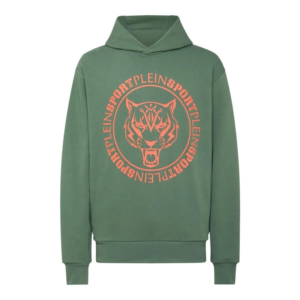 Sportlicher Hoodie mit Tigergrafik