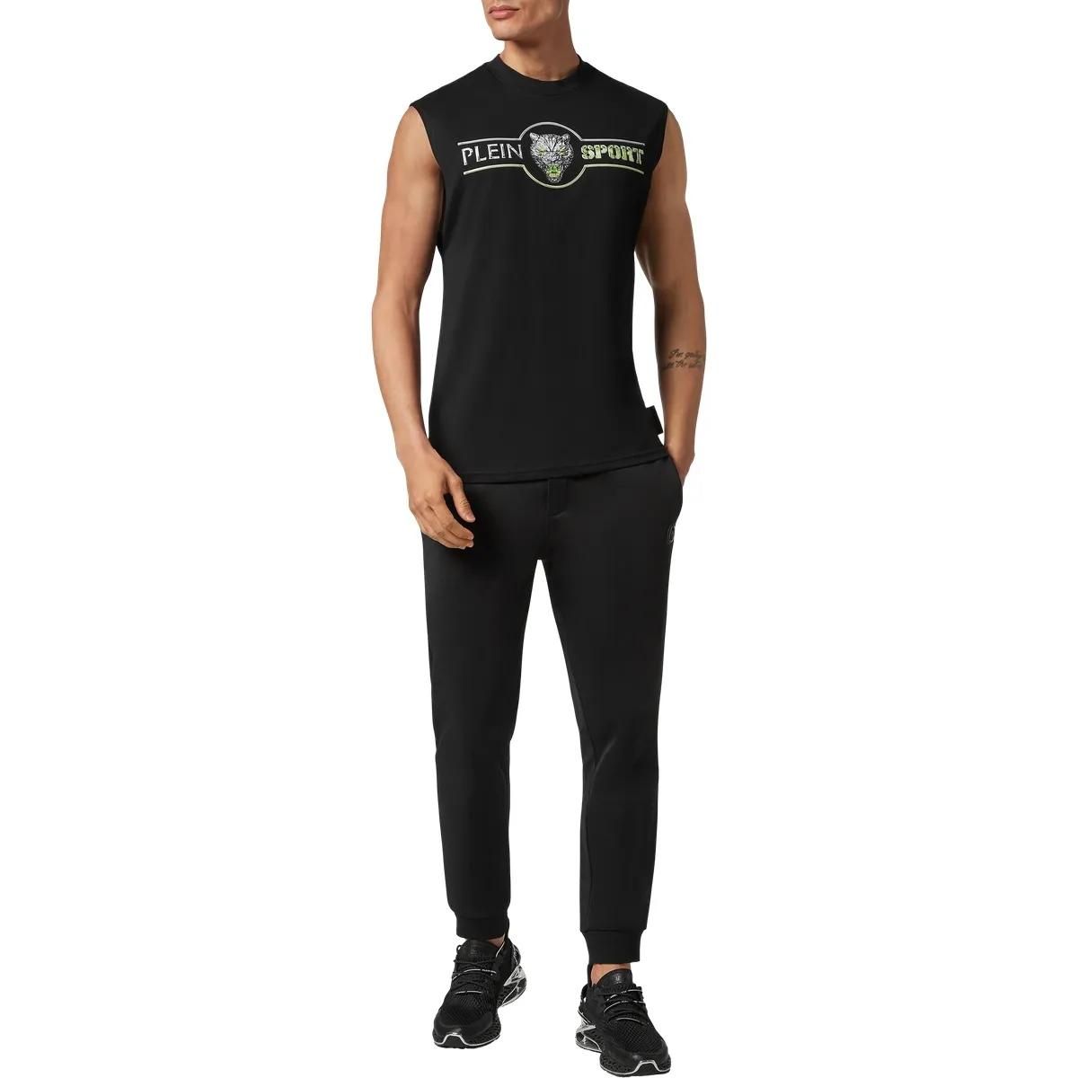 Sportliches ärmelloses Tanktop mit Grafikdruck