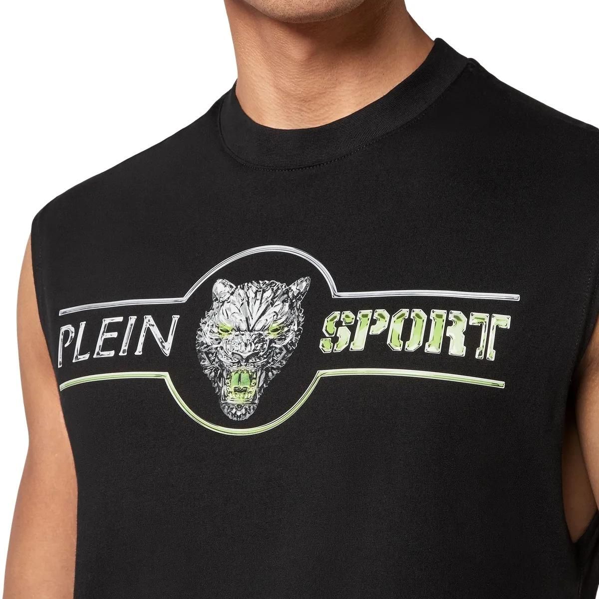 Sportliches ärmelloses Tanktop mit Grafikdruck