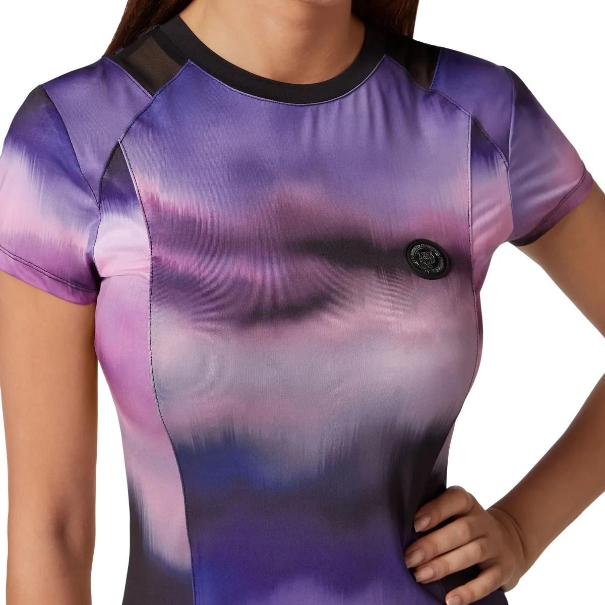 Figurbetontes T-Shirt mit Farbverlauf