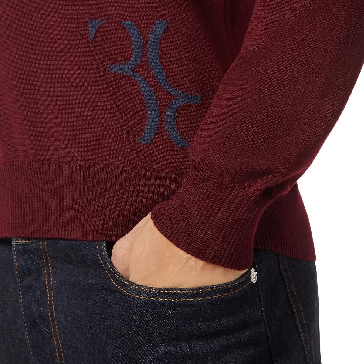 Eleganter Pullover aus Merino-Wollmischung