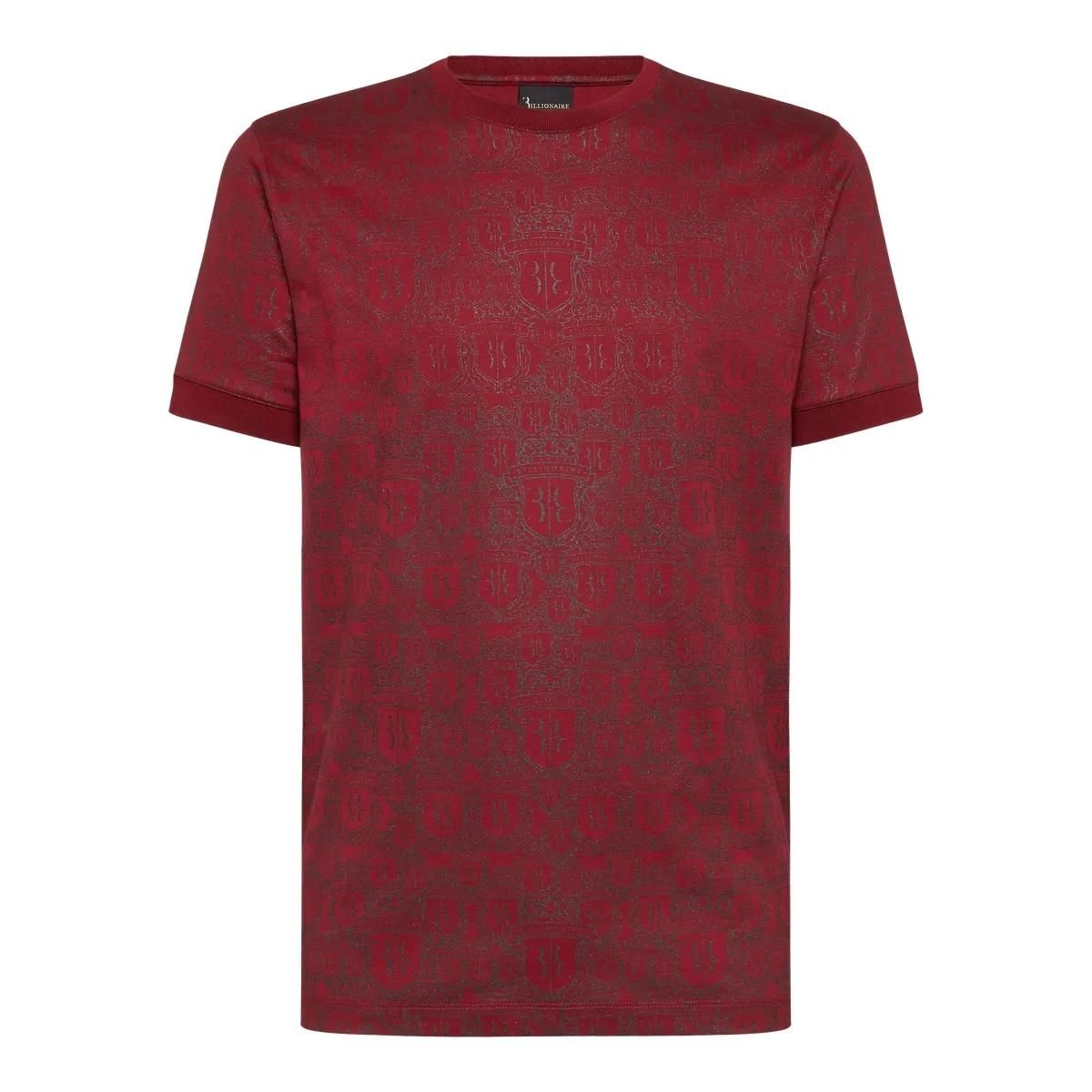 Gemustertes Baumwolljersey-T-Shirt