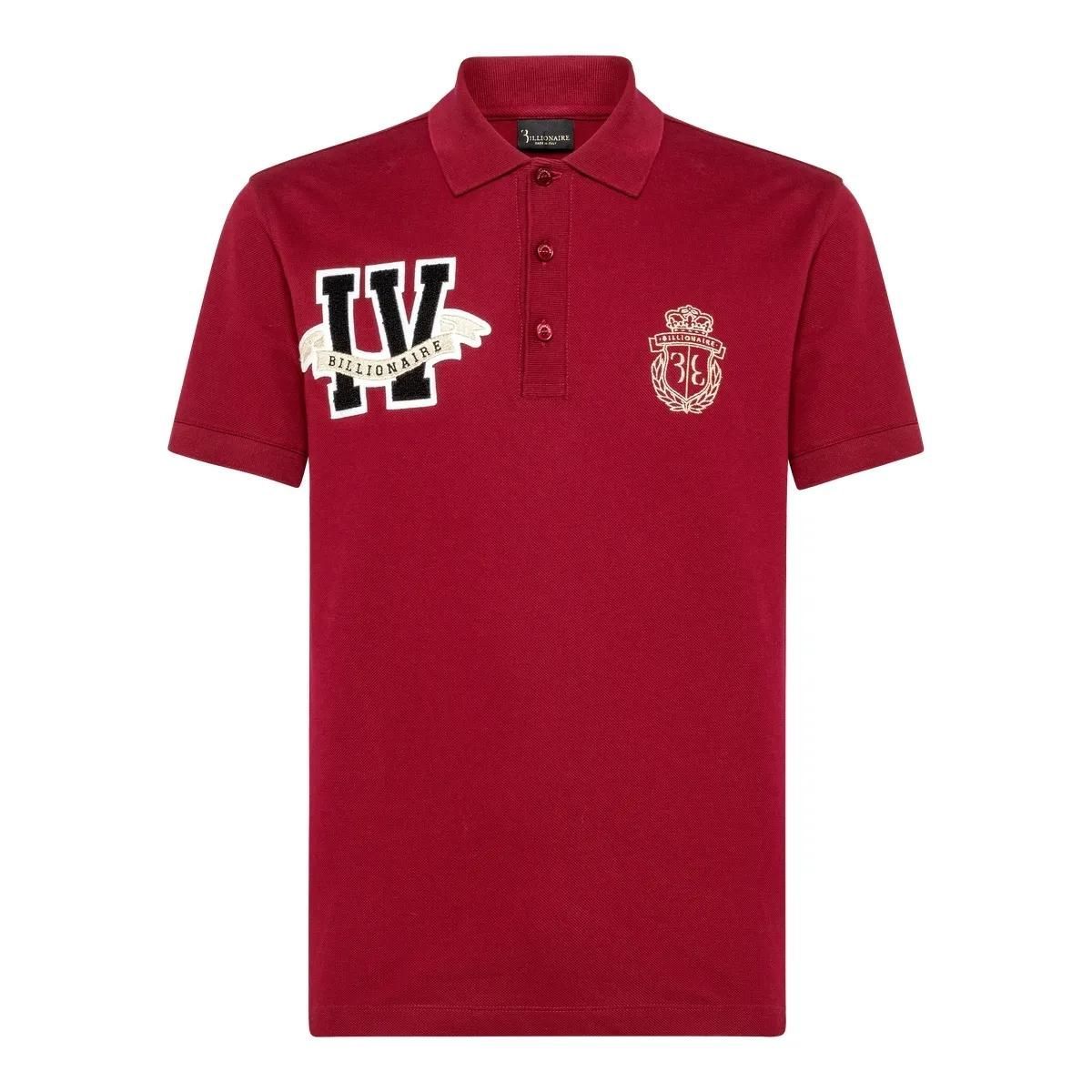 Besticktes Piqué-Poloshirt