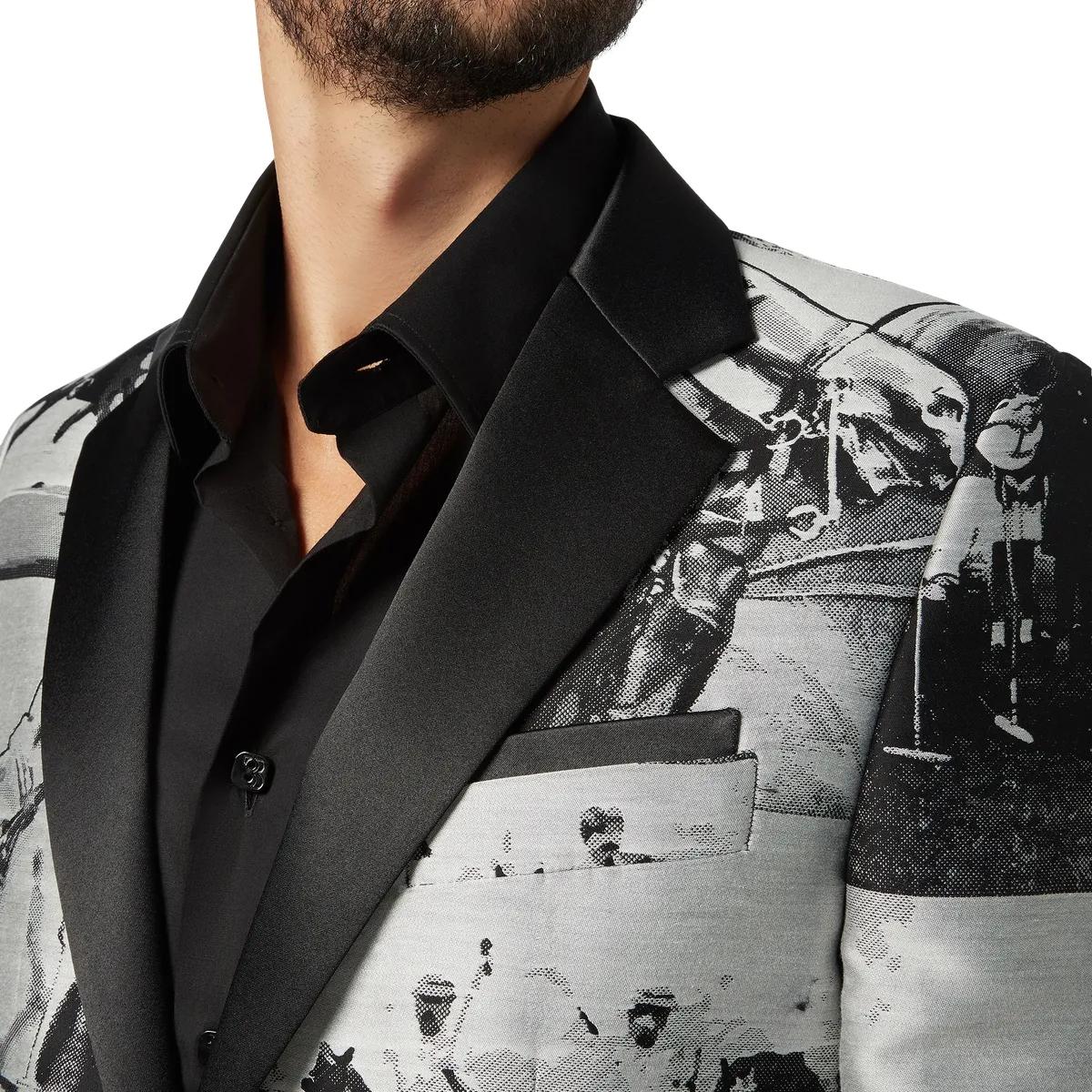 Anzug mit Reitsport-Print