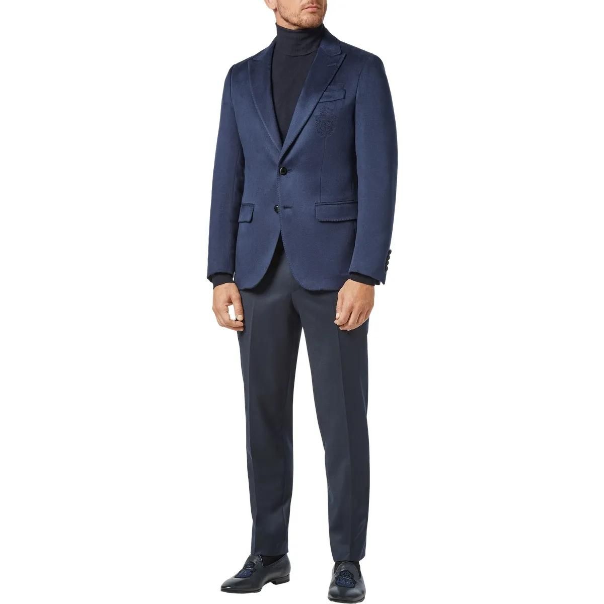 Eleganter Seidenblazer mit zwei Knöpfen