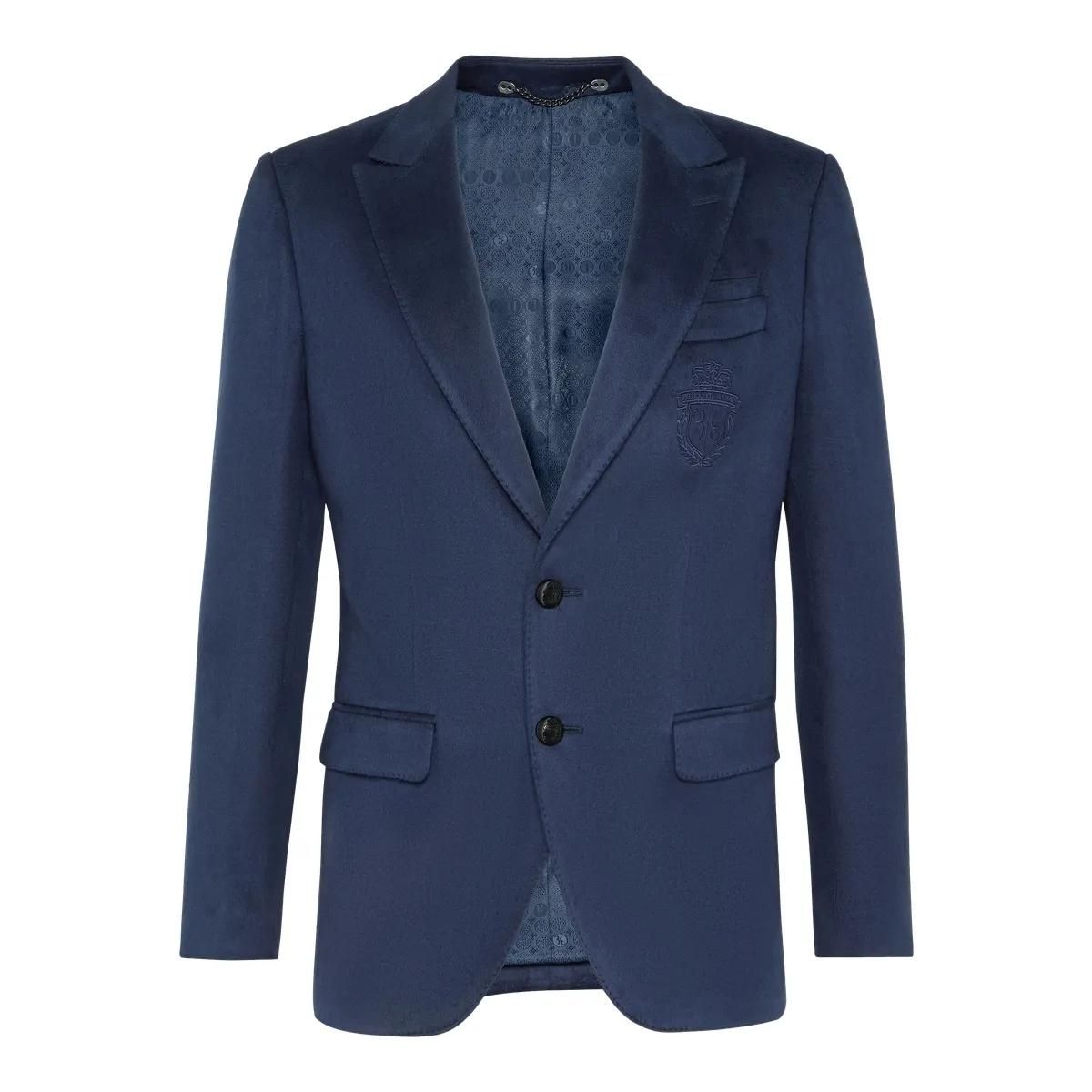 Eleganter Seidenblazer mit zwei Knöpfen