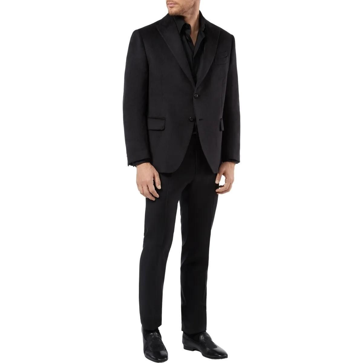 Elegantes Seiden-Zwei-Knopf-Sakko