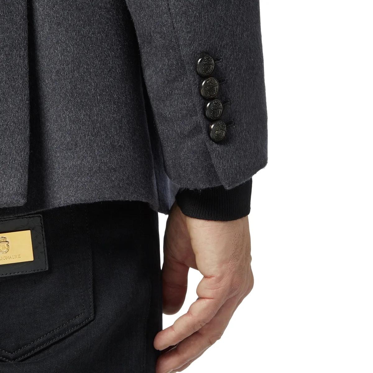 Eleganter Wollmischungs-Zwei-Knopf-Blazer