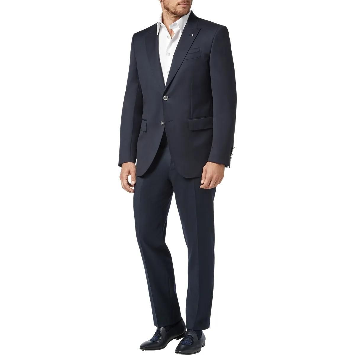 Eleganter Slim Fit Marineblazer