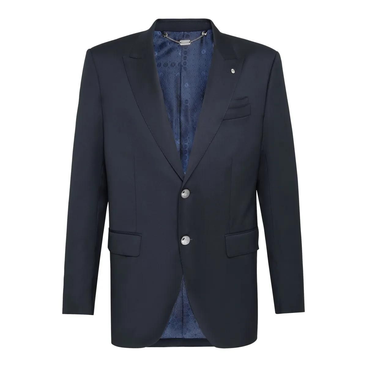 Eleganter Slim Fit Marineblazer