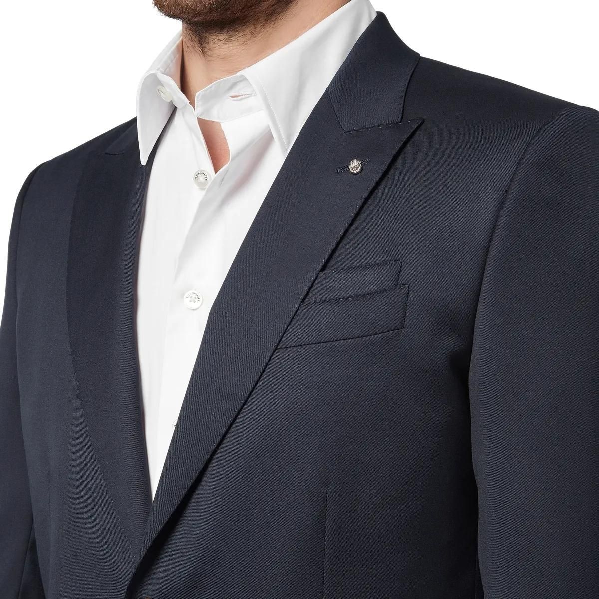 Eleganter Slim Fit Marineblazer