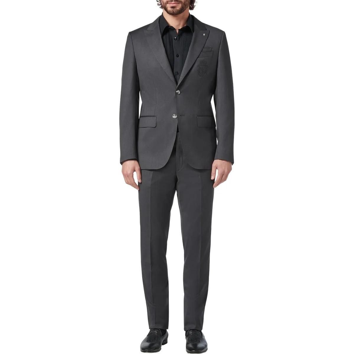 Eleganter Wollblazer mit Wappen-Detail