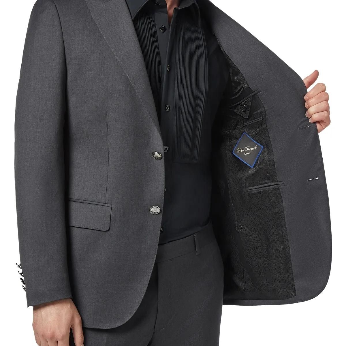 Eleganter Wollblazer mit Wappen-Detail