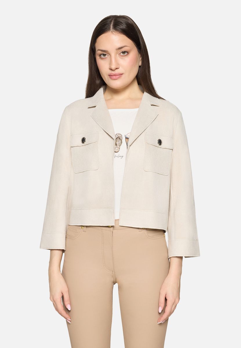 Kurze lässige Blazerjacke