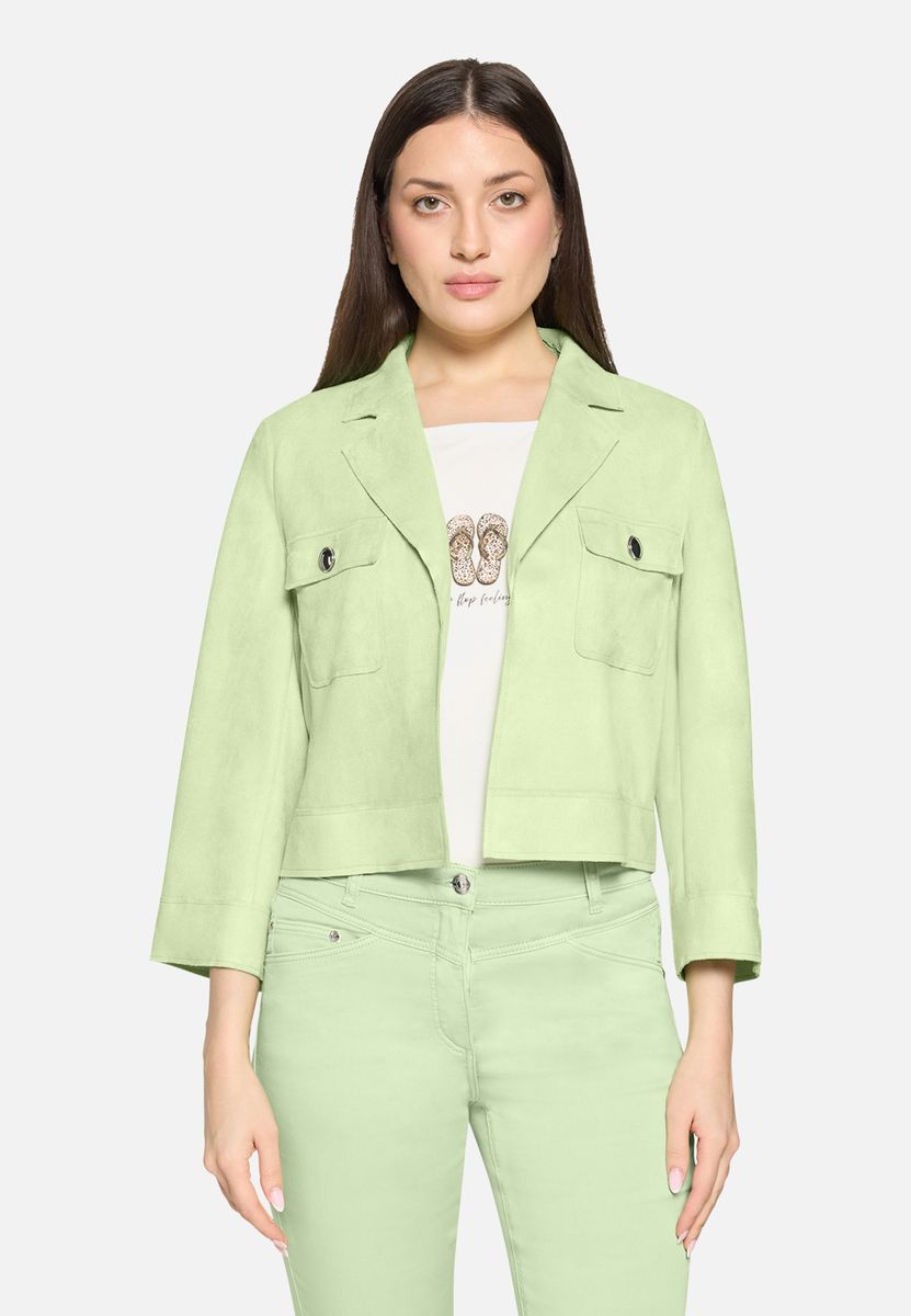 Kurze lässige Blazerjacke