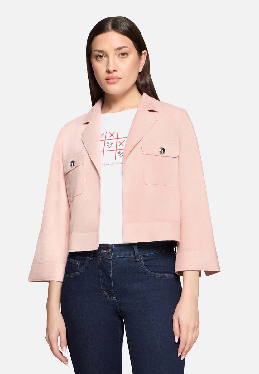 Kurze lässige Blazerjacke