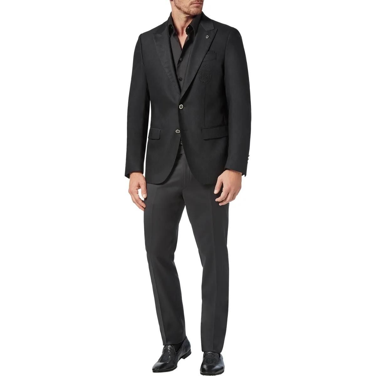 Moderner Slim-Fit Blazer aus Wollmischung