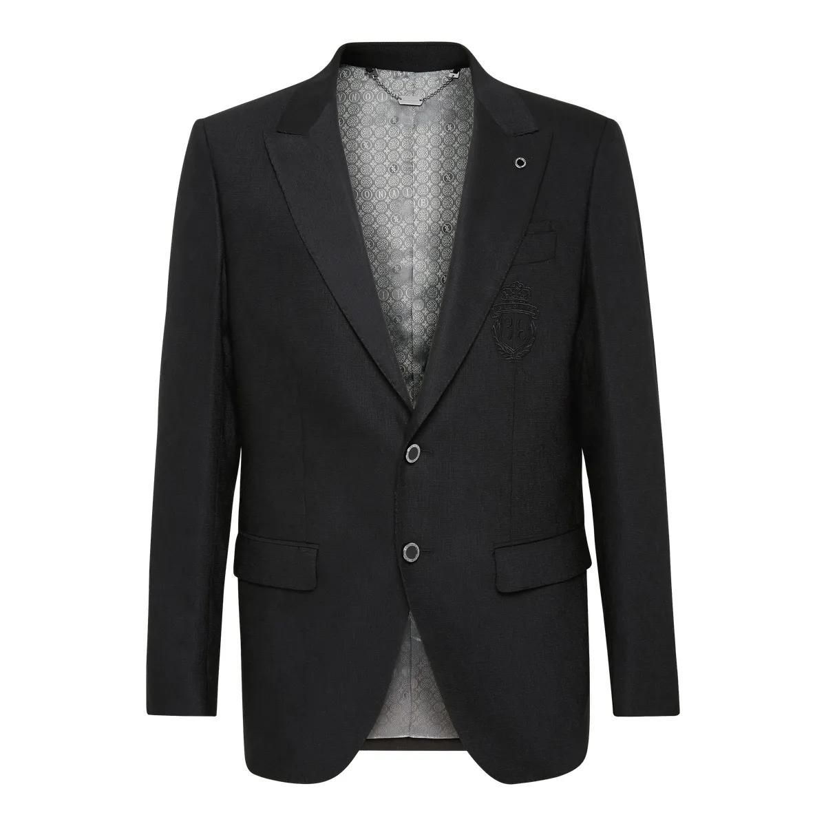 Moderner Slim-Fit Blazer aus Wollmischung