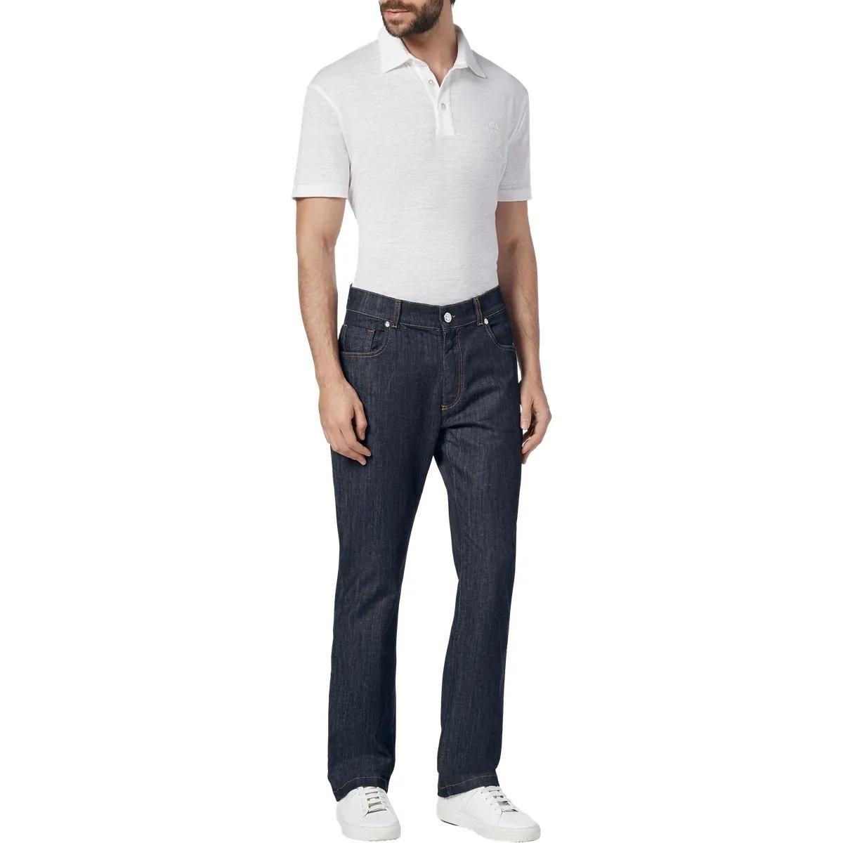 Regular Fit Jeans mit dunkler Waschung