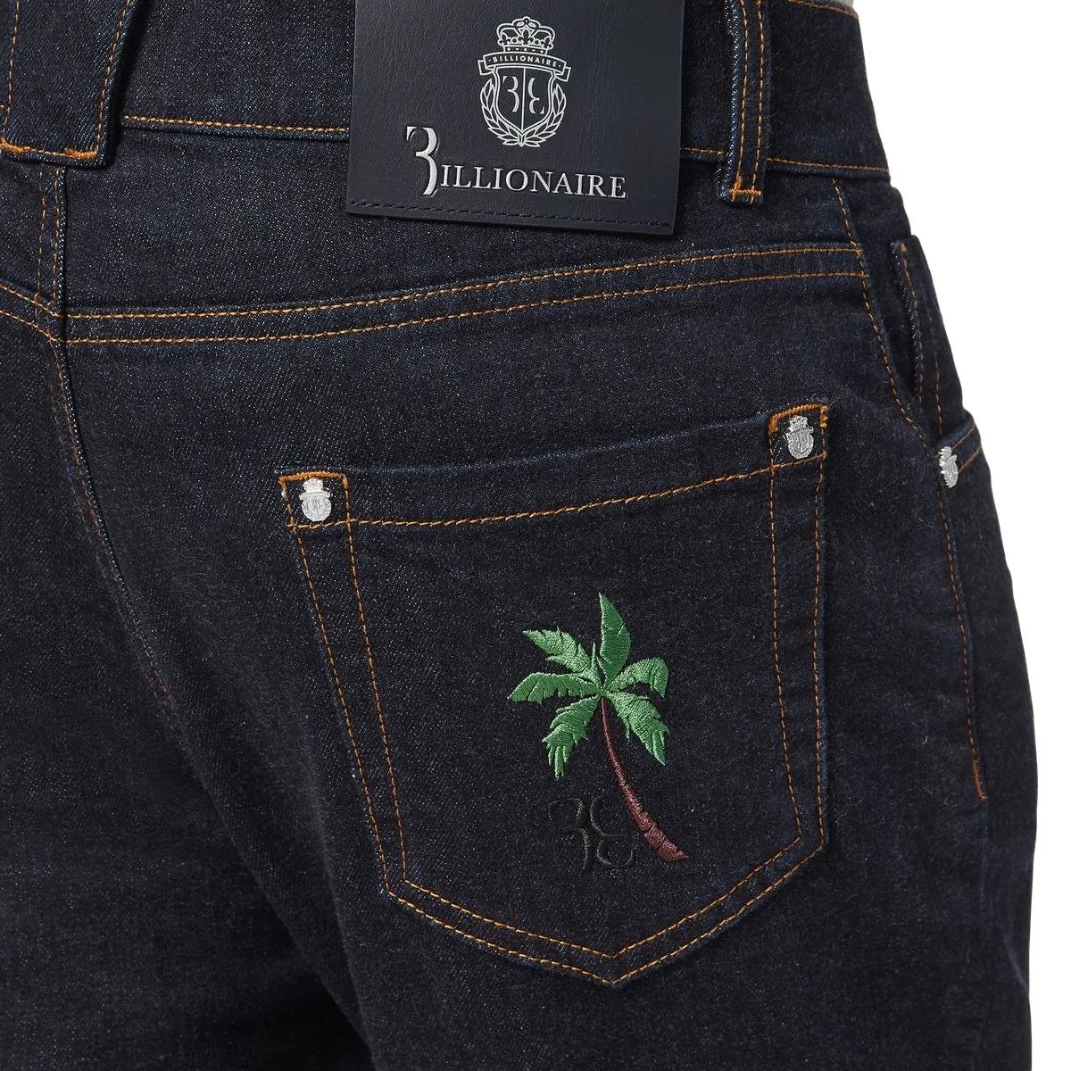 Jeans mit regulärer Passform in dunkler Waschung