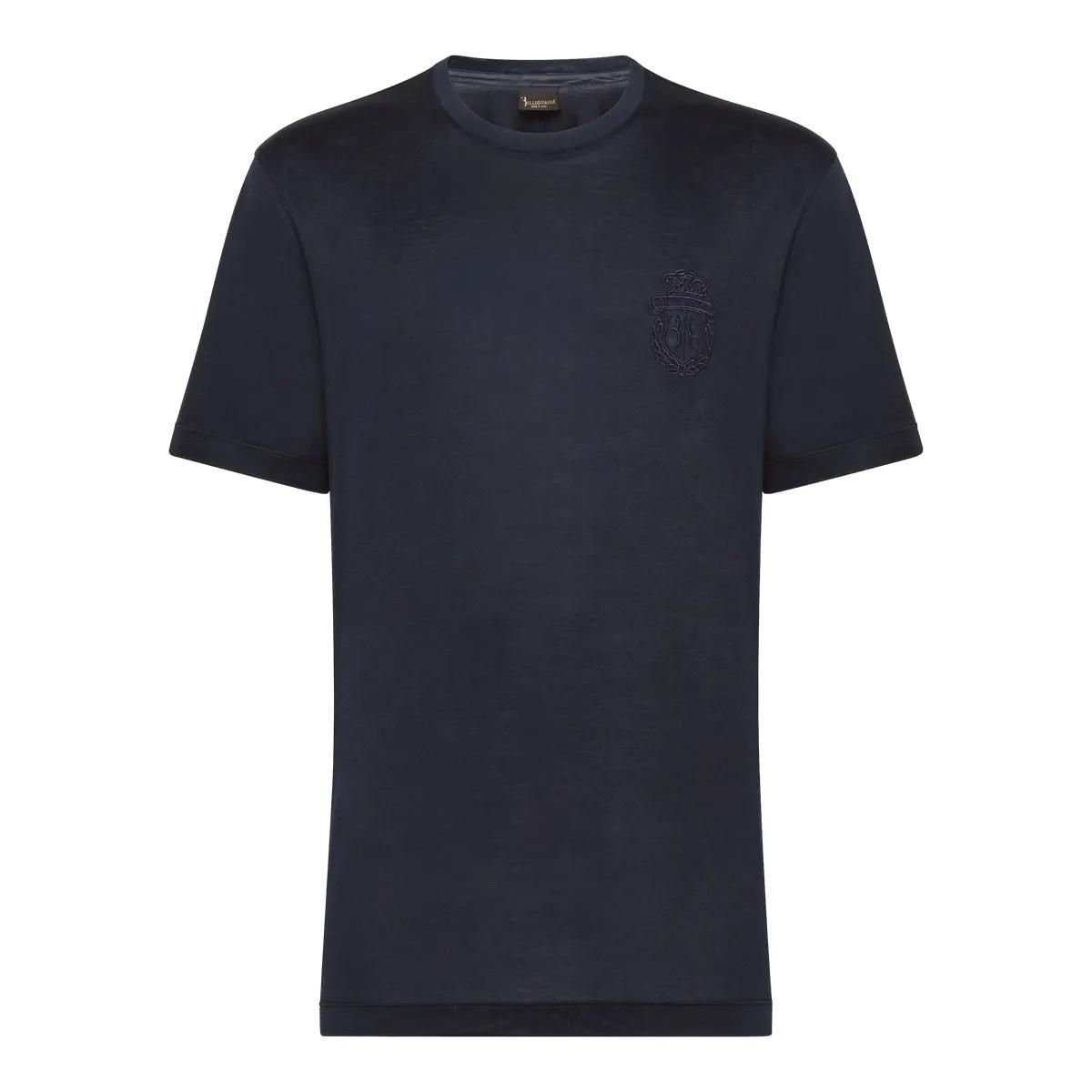 Klassisches Baumwolljersey-T-Shirt mit Wappen