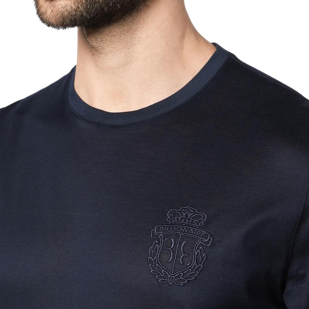 Klassisches Baumwolljersey-T-Shirt mit Wappen