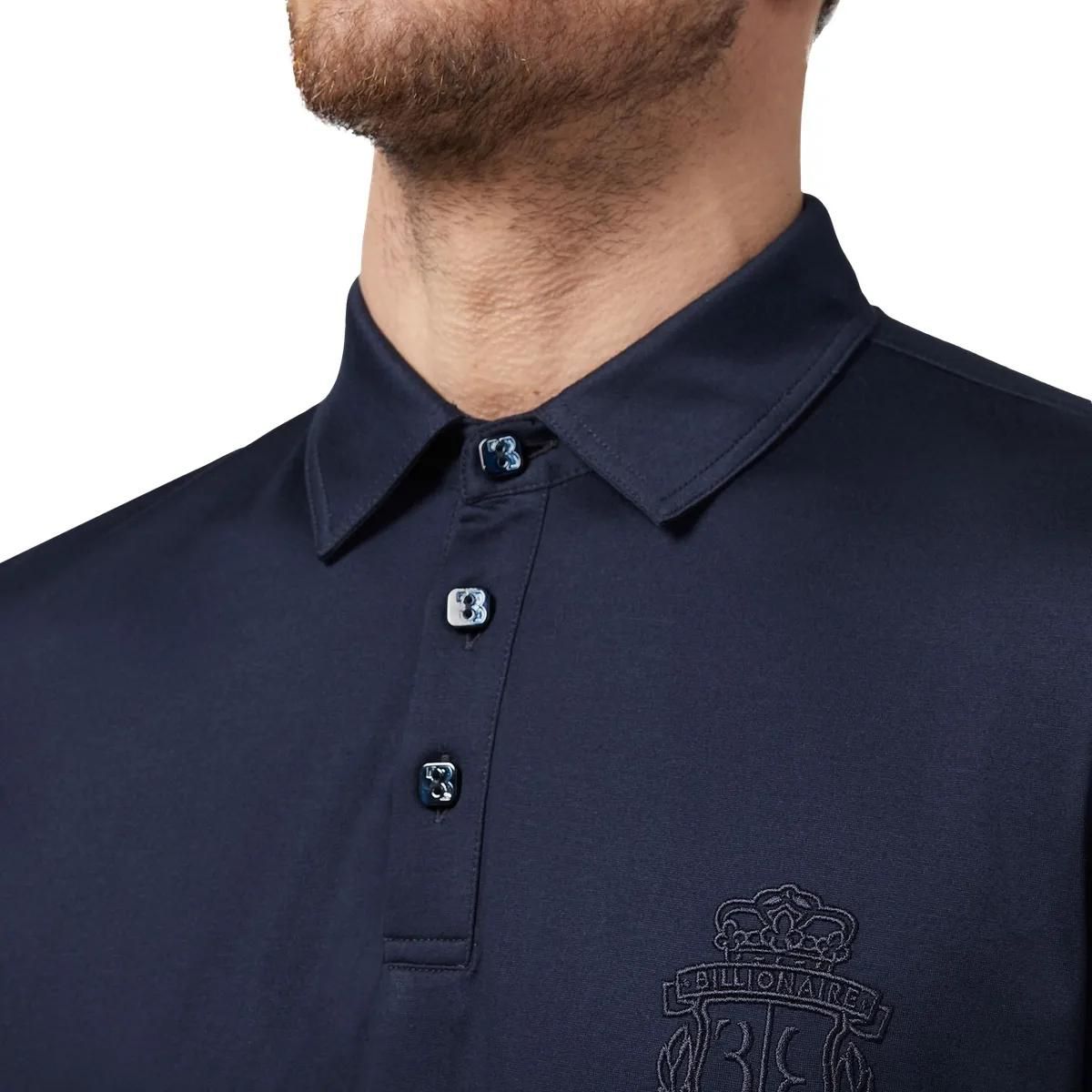 Klassisches Baumwolljersey Poloshirt