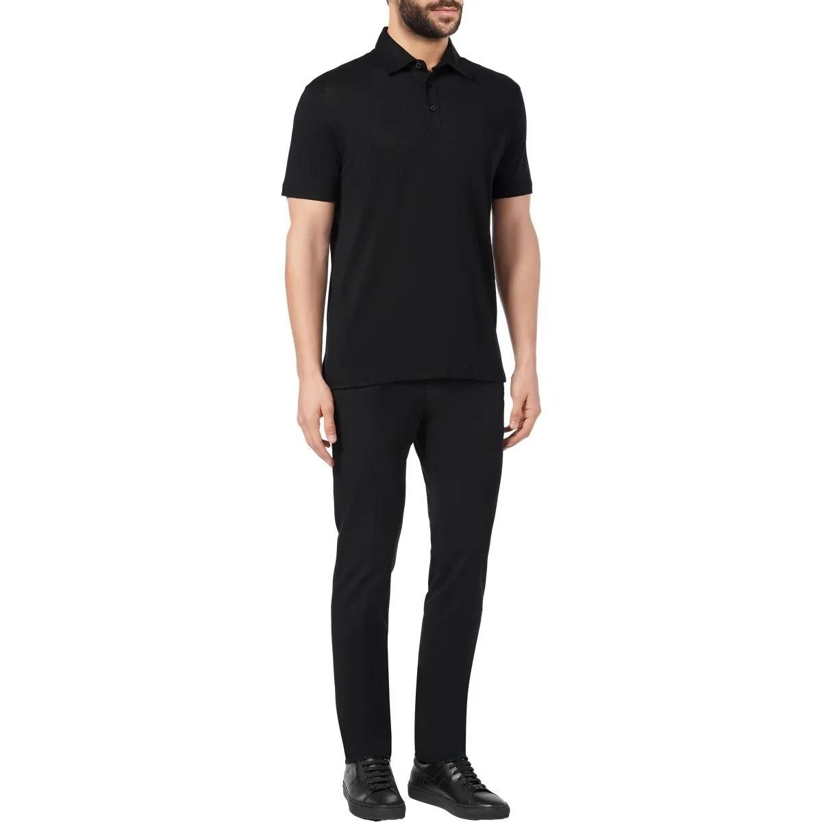 Elegantes Poloshirt aus Leinenjersey