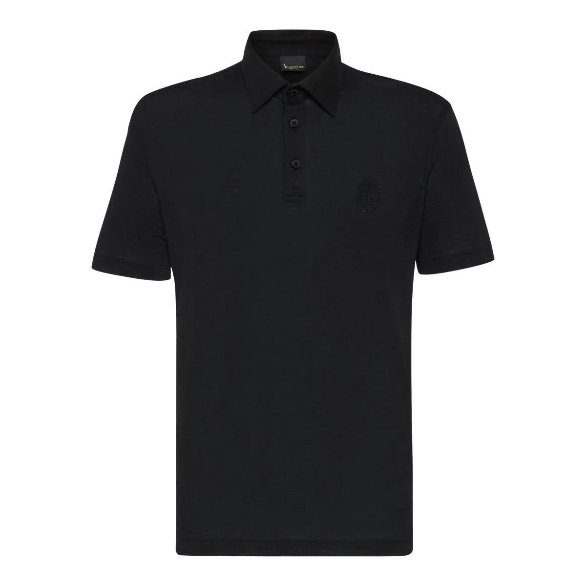 Elegantes Poloshirt aus Leinenjersey