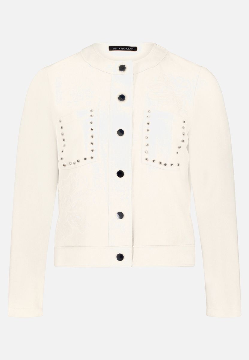 Elegante Strickjacke mit Knöpfen und Struktur