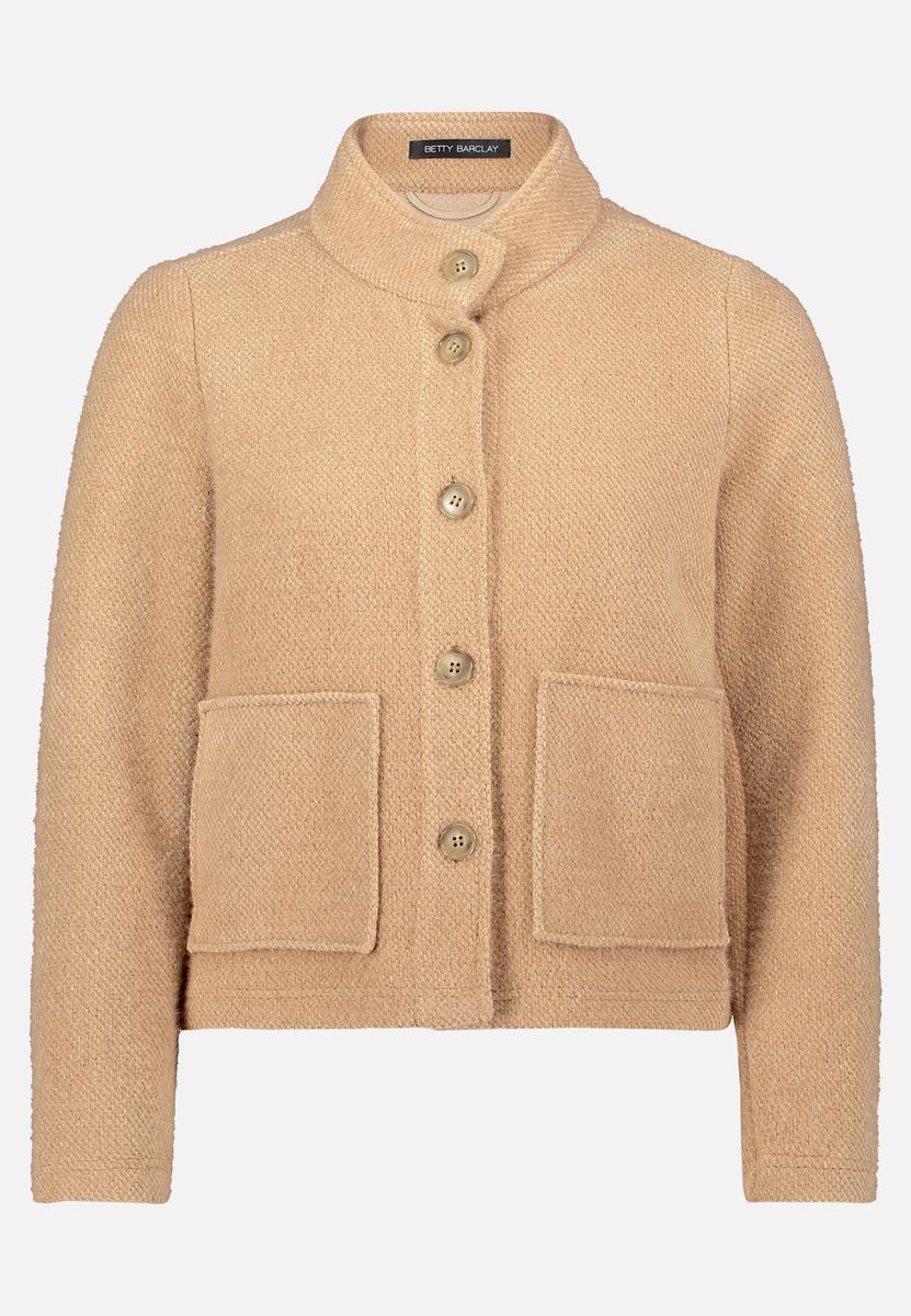 Elegante Strickjacke mit Knöpfen und Struktur