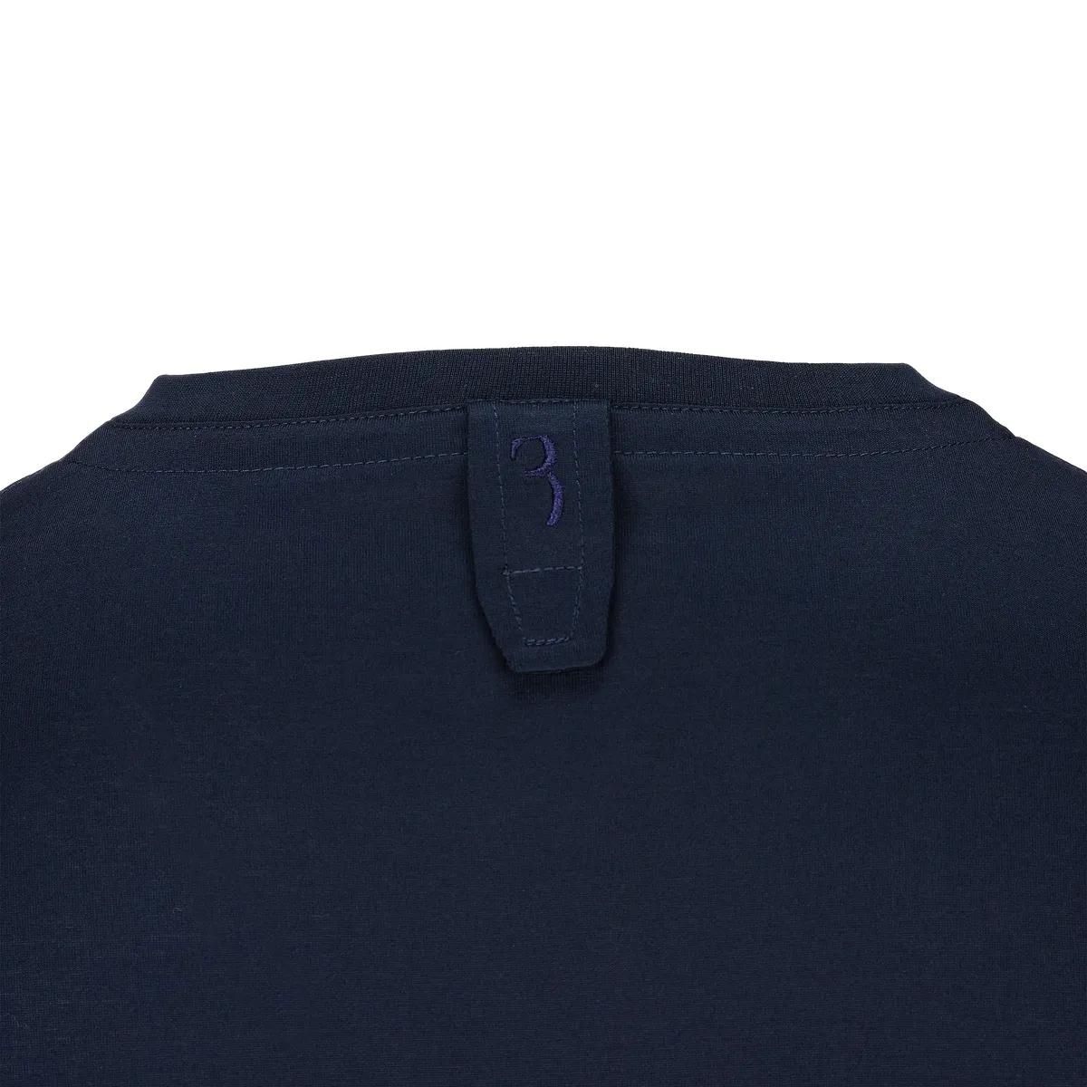 Colorblock V-Ausschnitt T-Shirt